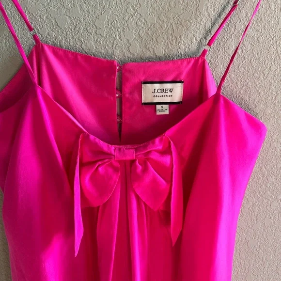 J. Crew Collection Silk Bow Tank Top - Picture 2 of 6
